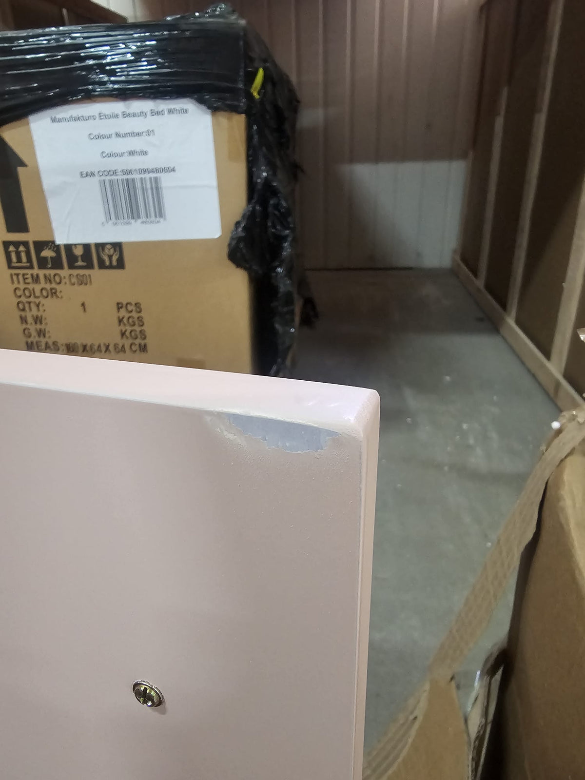 OUTLET 51 – Kozmetický recepčný pult Averne LED – recepčný pult do salónu 180 cm – ružový