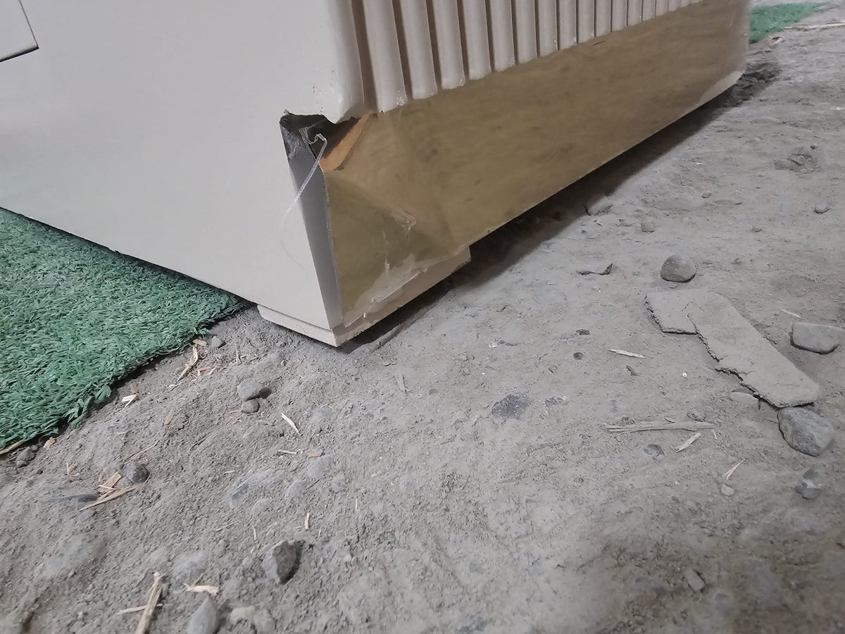 OUTLET 15 - Averne LED cosmetische receptie - receptiebalie voor salon 180cm - Warmbeige