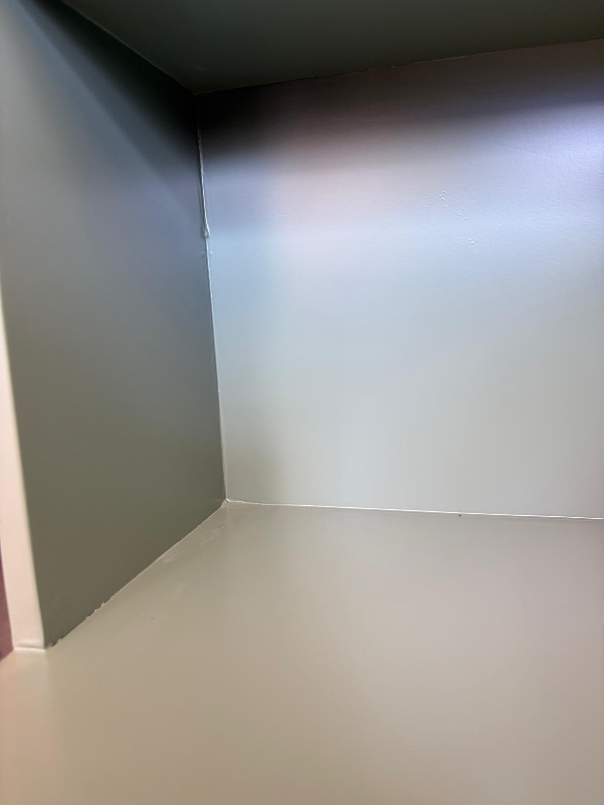 OUTLET 9 - Kosmetikrezeption Averne LED - Empfangstresen für den Salon 140cm- Olivgrün