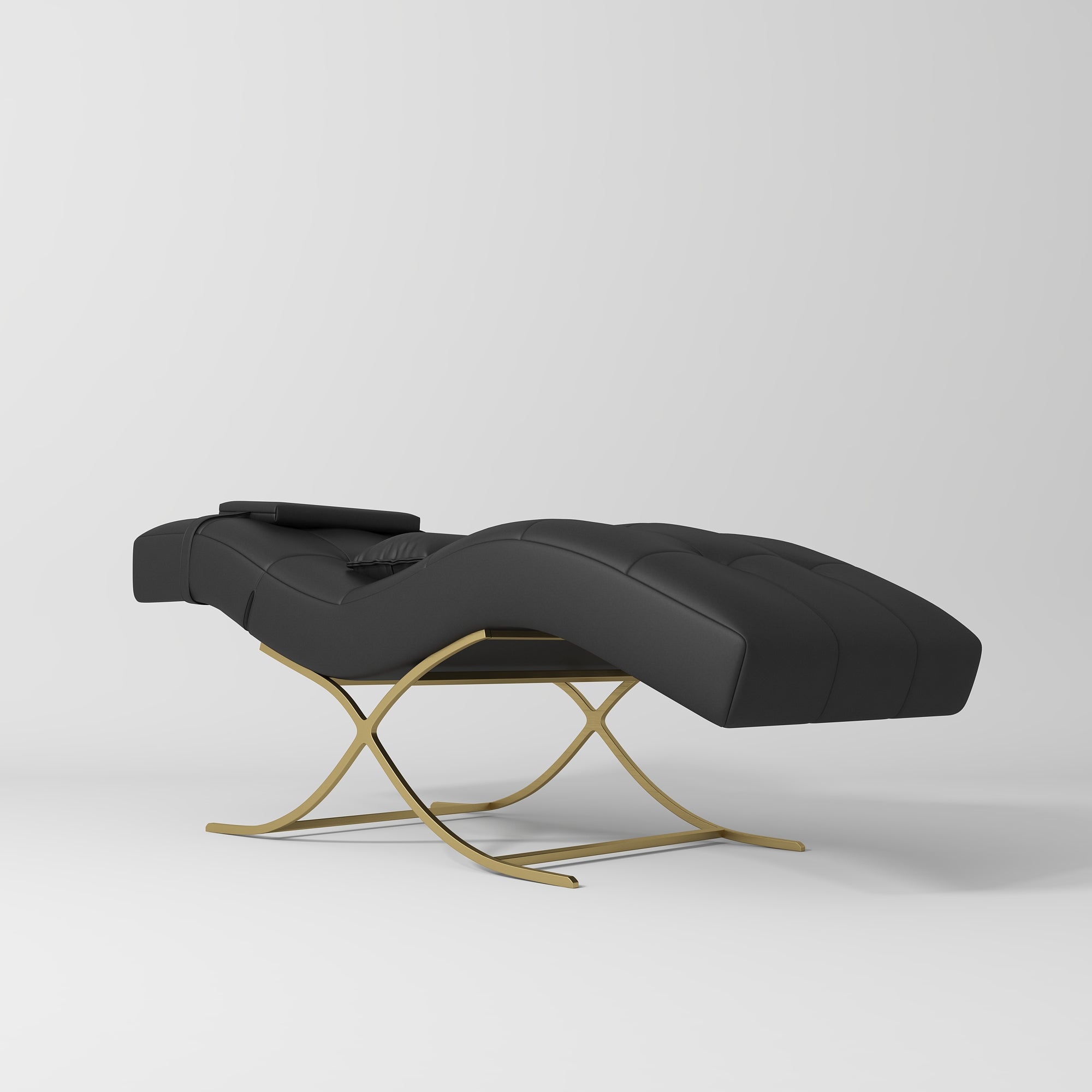 Łóżko kosmetyczne do stylizacji rzęs Elegance | Luksus i Komfort - Czarny