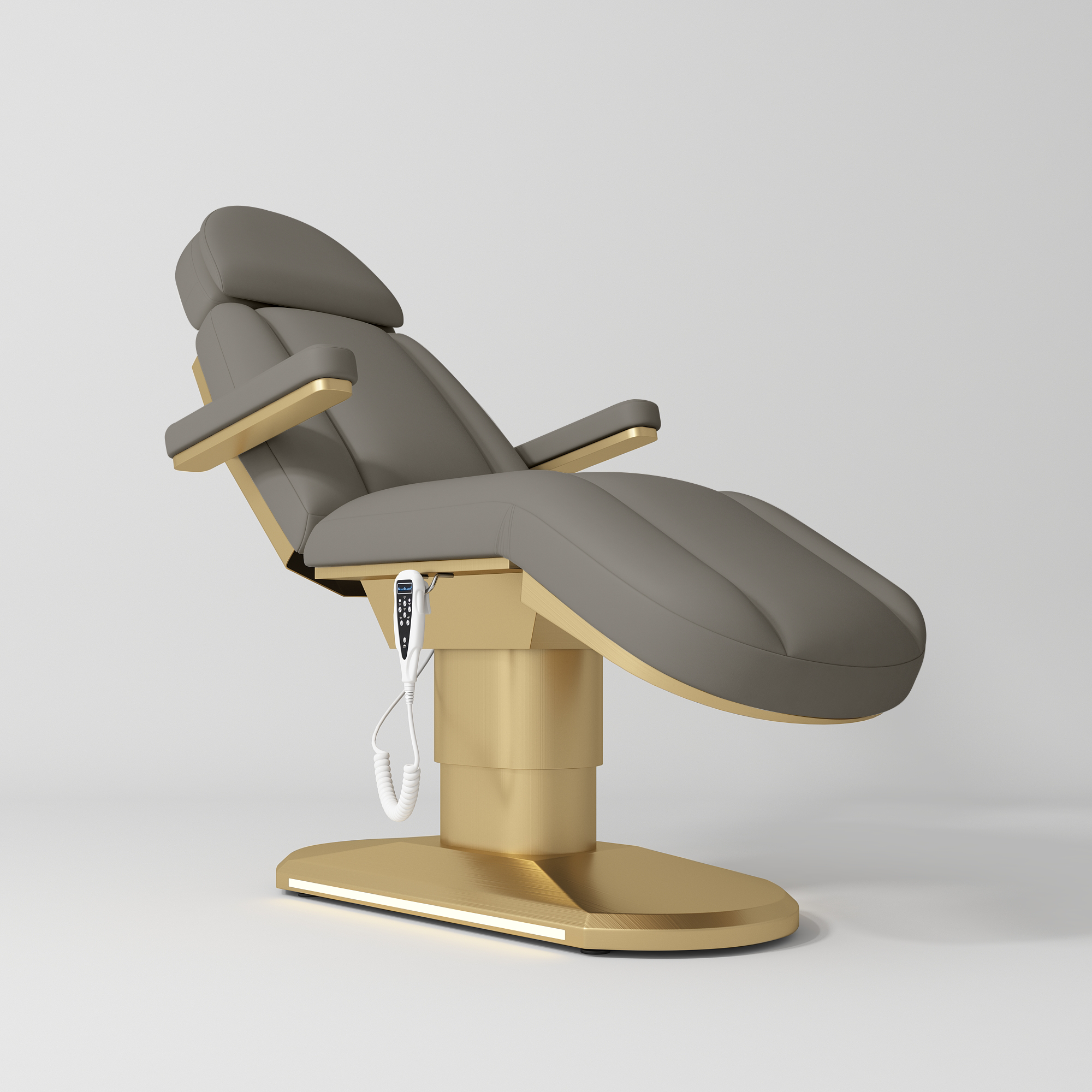 Elektryczne łóżko do zabiegów i stylizacji rzęs Étoile - Głęboki Popiel