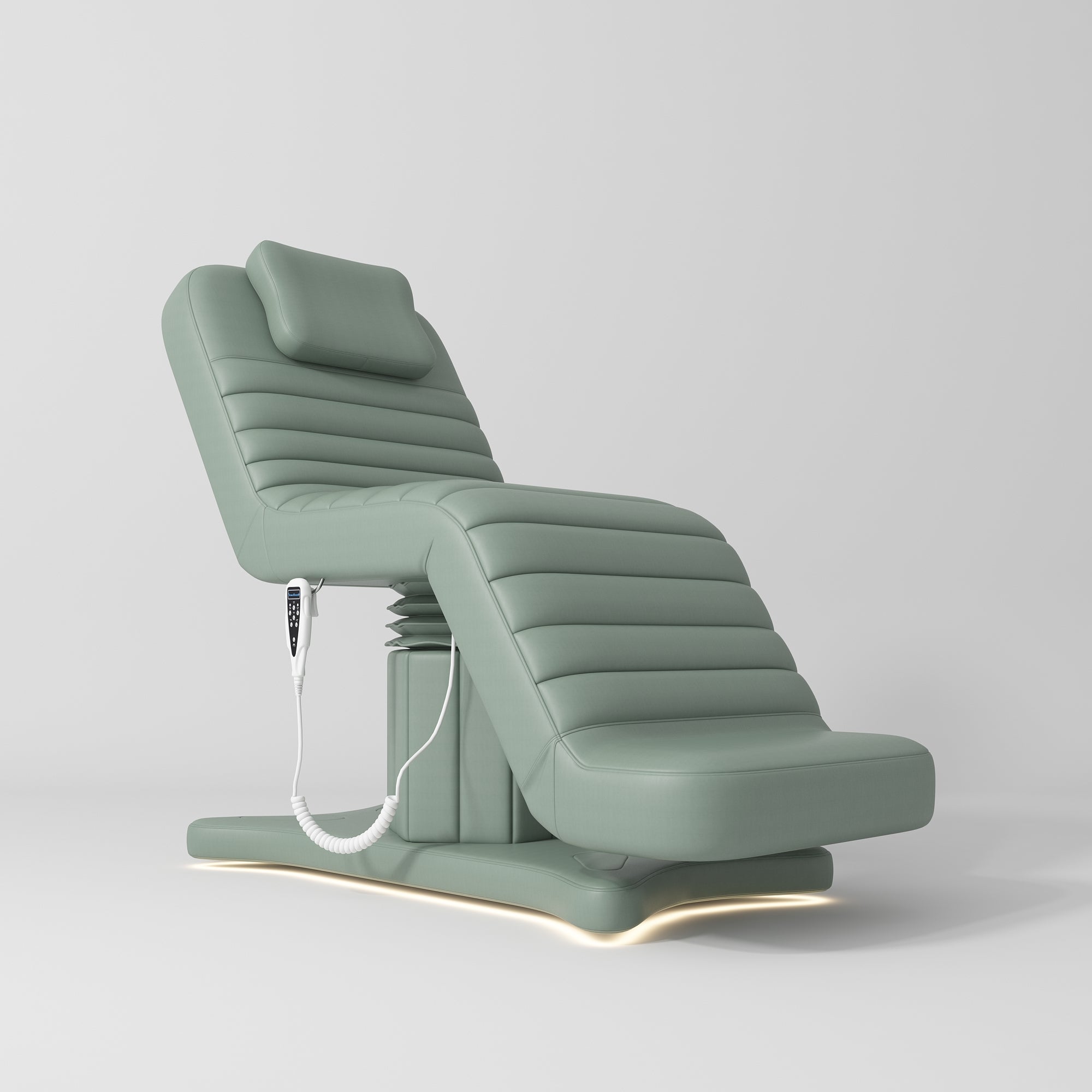 Elektryczne łóżko do zabiegów i stylizacji rzęs Grandeur - Oliwkowy