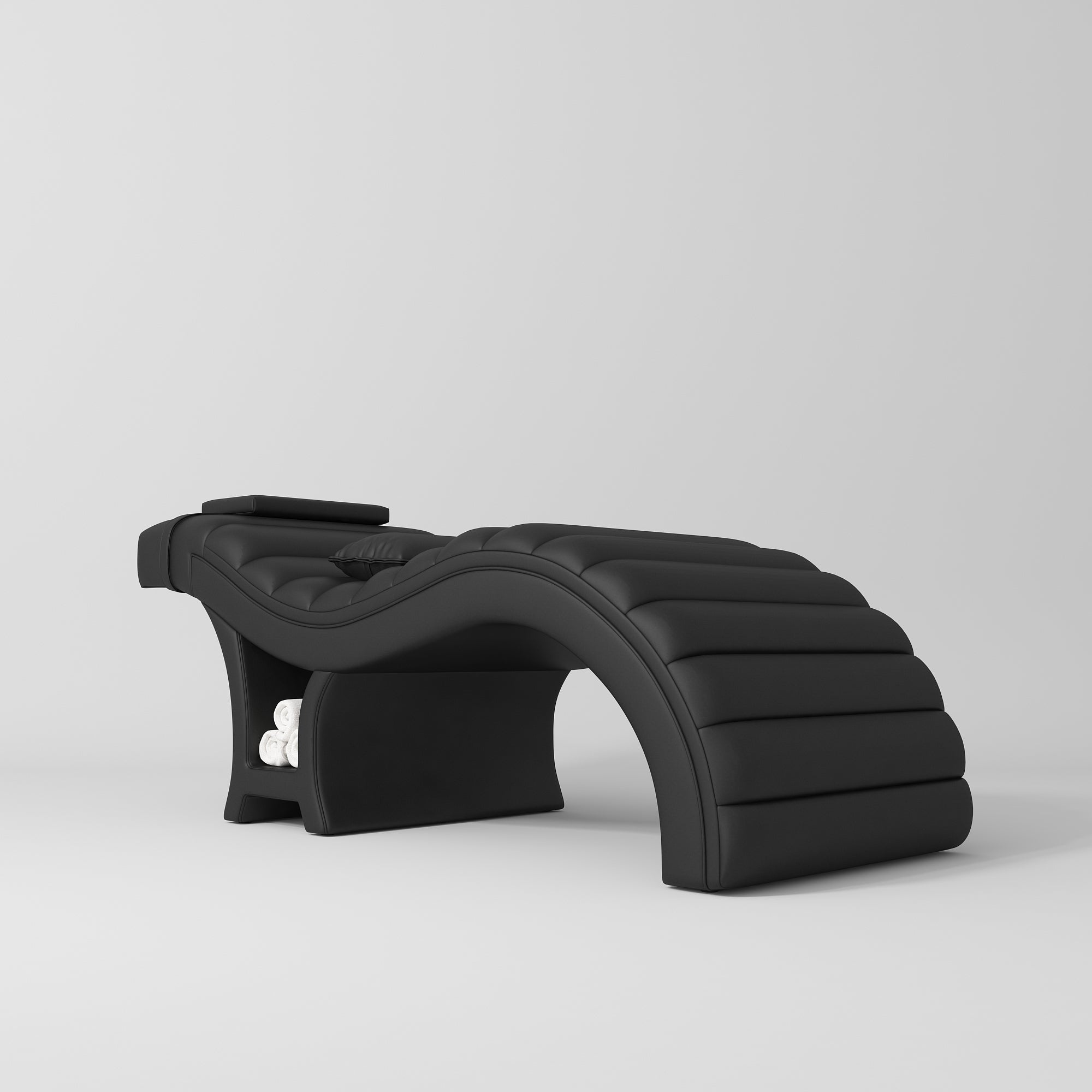 Łóżko kosmetyczne do stylizacji rzęs Luxe – Ergonomiczne i luksusowe - Czarny