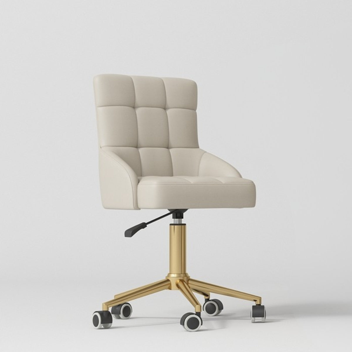 Krzesło kosmetyczne Noblesse – elegancja w stylu Art Deco - Cappuccino