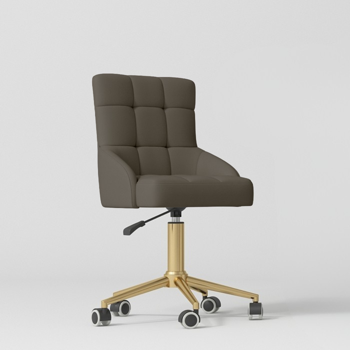 Kompletny Zestaw do Salonu Grandeur Czekoladowa Mocha - Elektryczne łóżko, Krzesło, Lampa i Pomocnik kosmetyczny