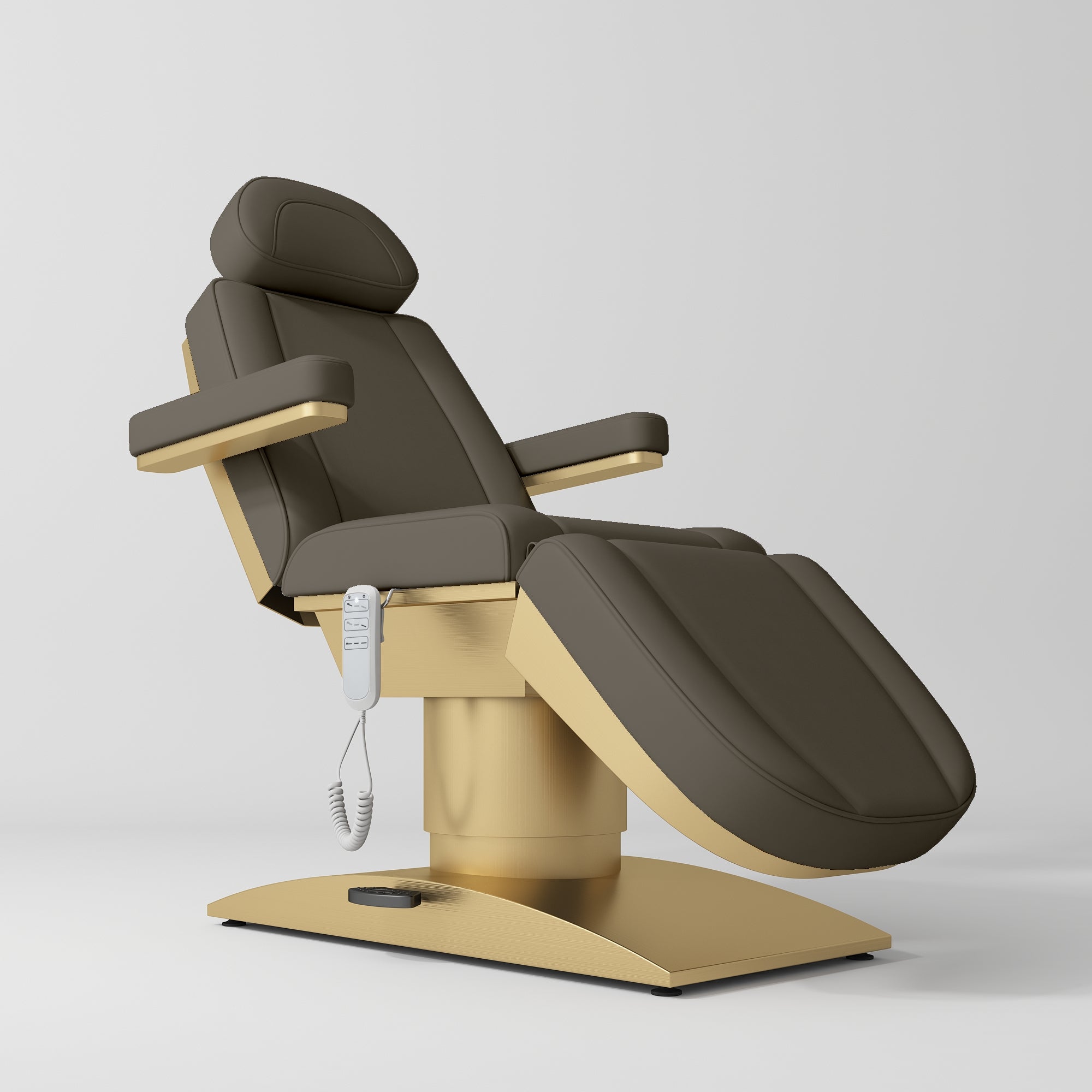 Virtue – luksusowe elektryczne łóżko kosmetyczne 360° - Czekoladowa Mocha