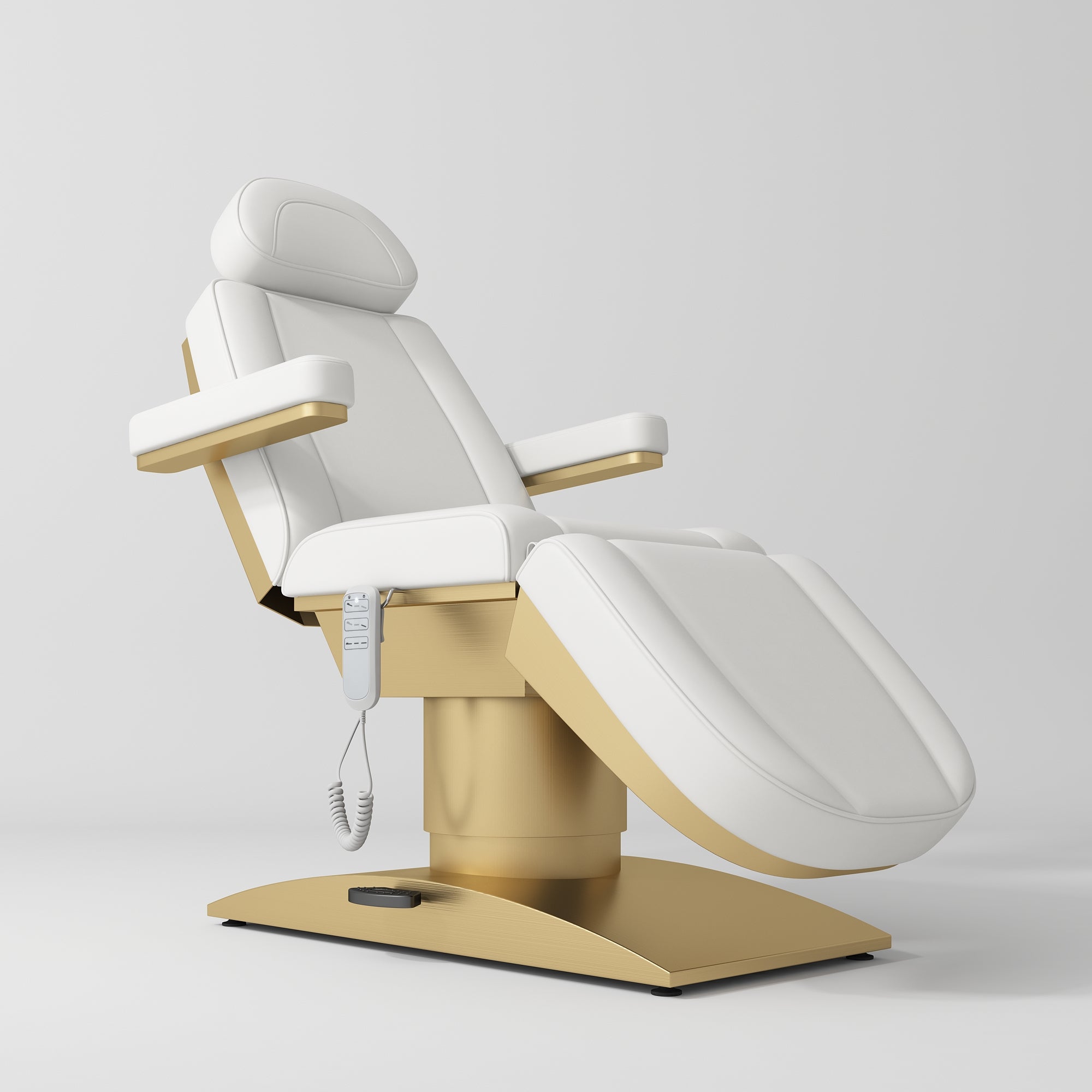 Virtue – luksusowe elektryczne łóżko kosmetyczne 360° - Biały