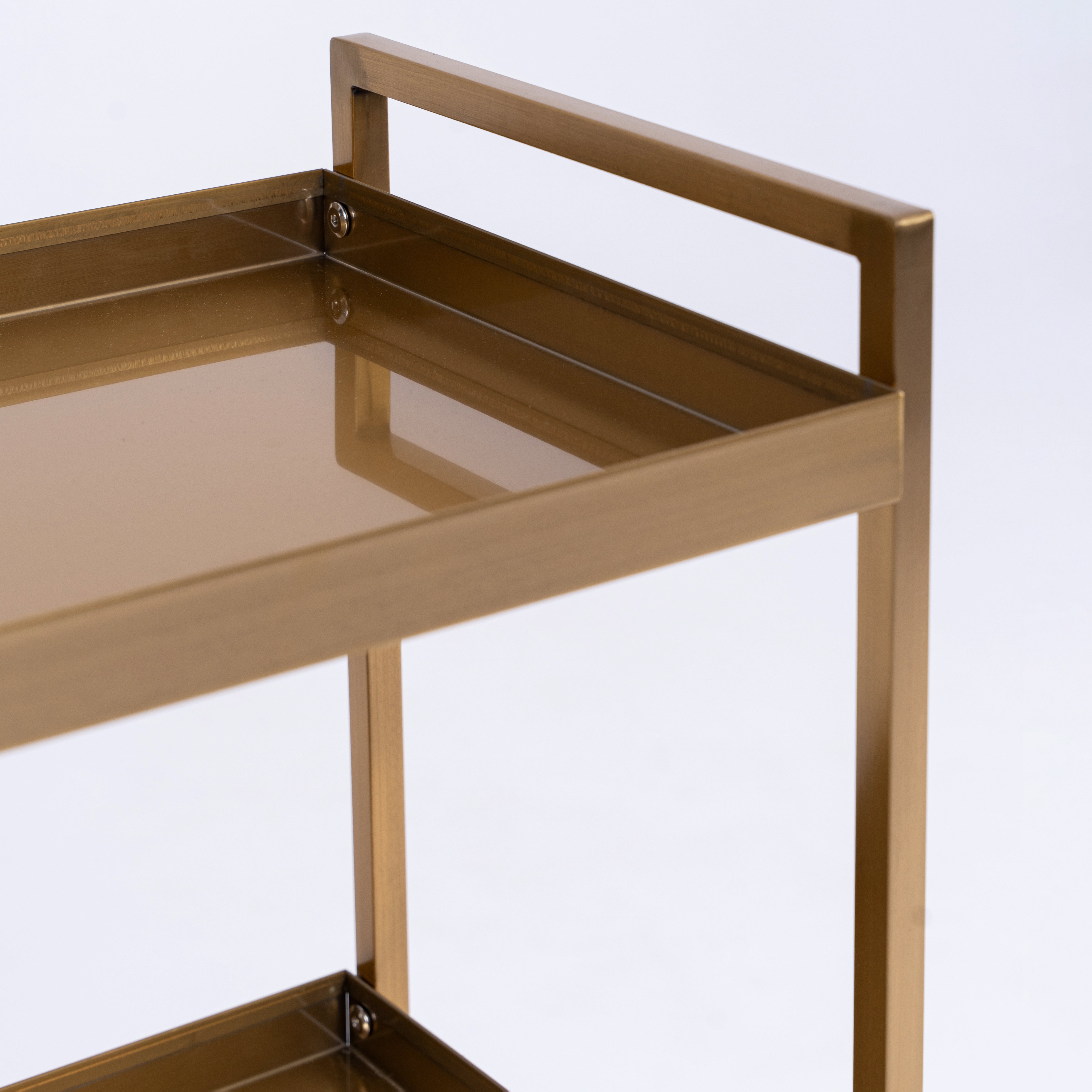 Pomocnik kosmetyczny na kółkach Złoty