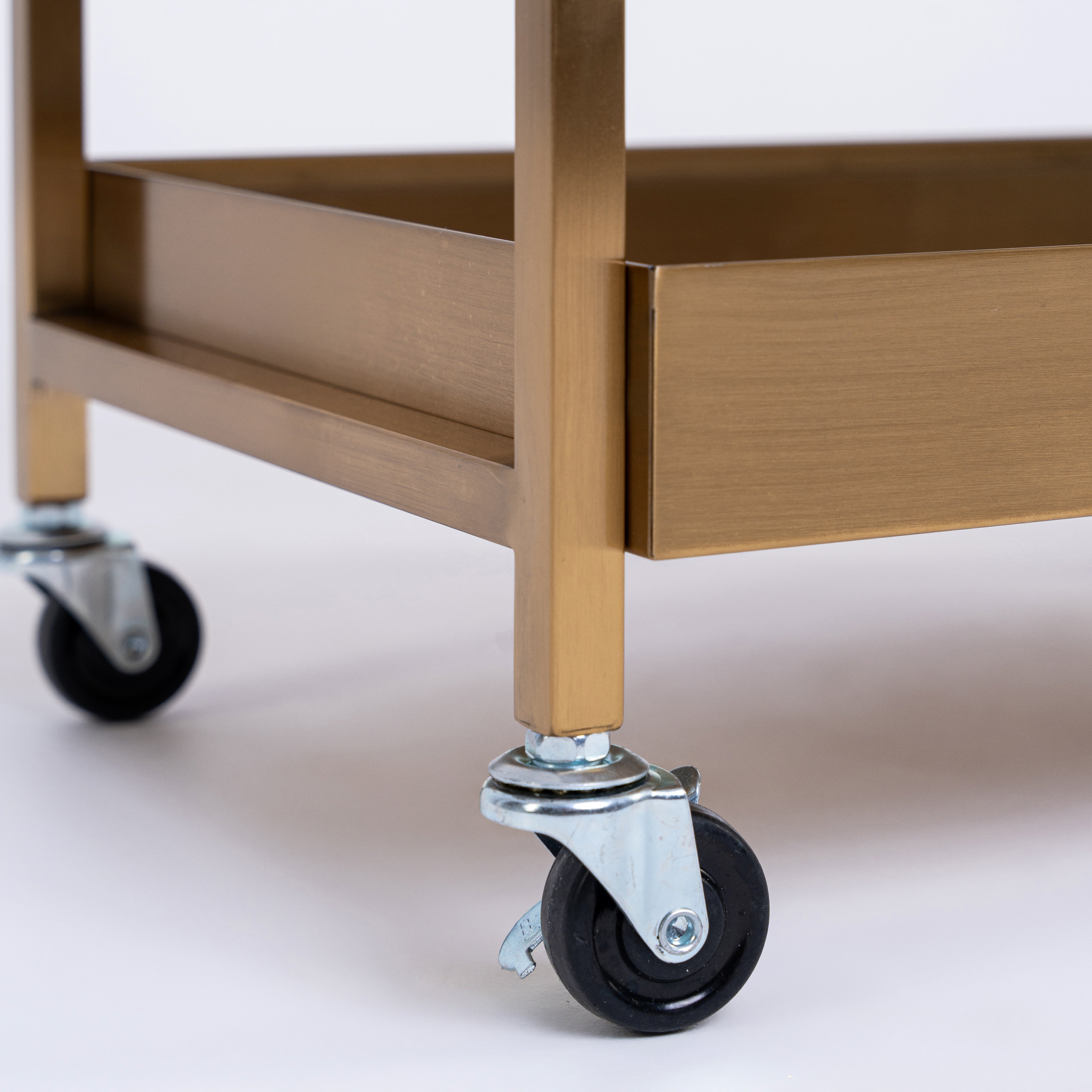 Pomocnik kosmetyczny na kółkach Złoty