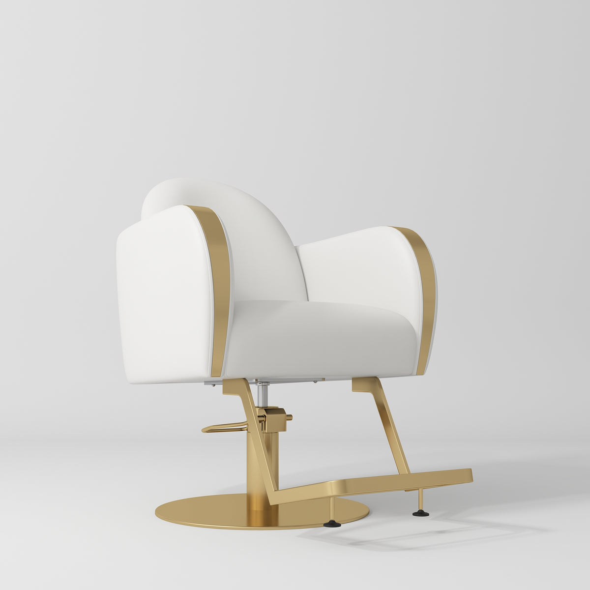 Regency – fauteuil de coiffure luxueux - Blanc