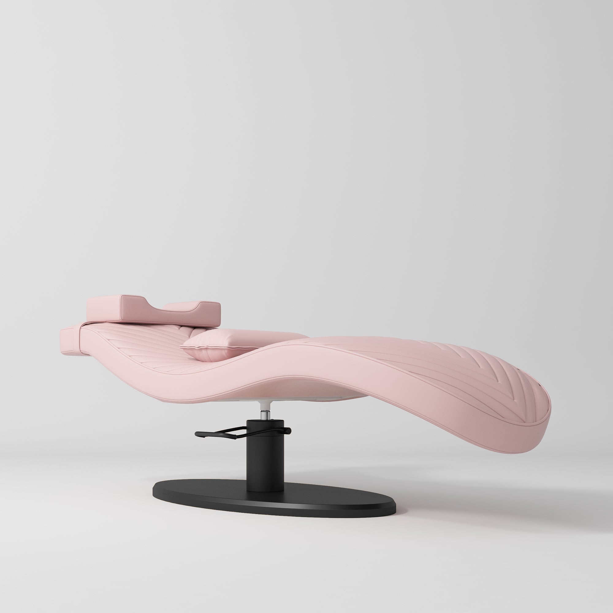 Ergonomiczne łóżko kosmetyczne do zabiegów beauty Royale - Różowy