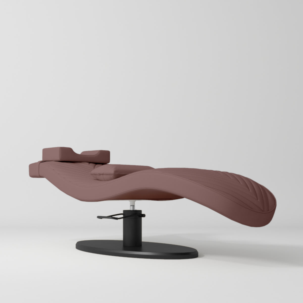 Ergonomiczne łóżko kosmetyczne do zabiegów beauty Royale - Brudny Róż