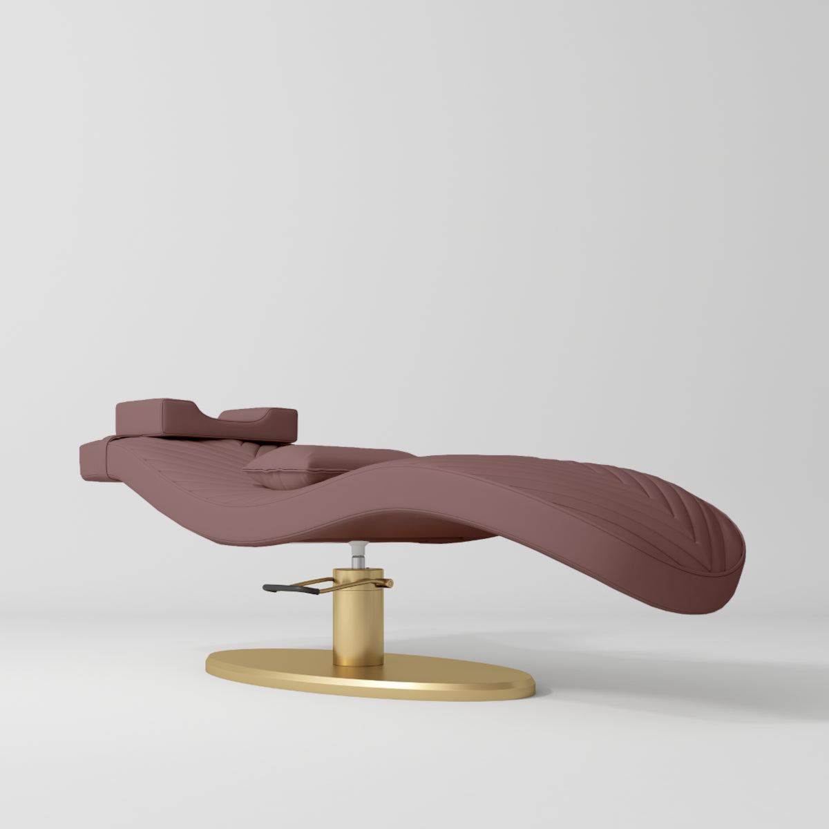 Ergonomiczne łóżko kosmetyczne do zabiegów beauty Royale - Brudny Róż