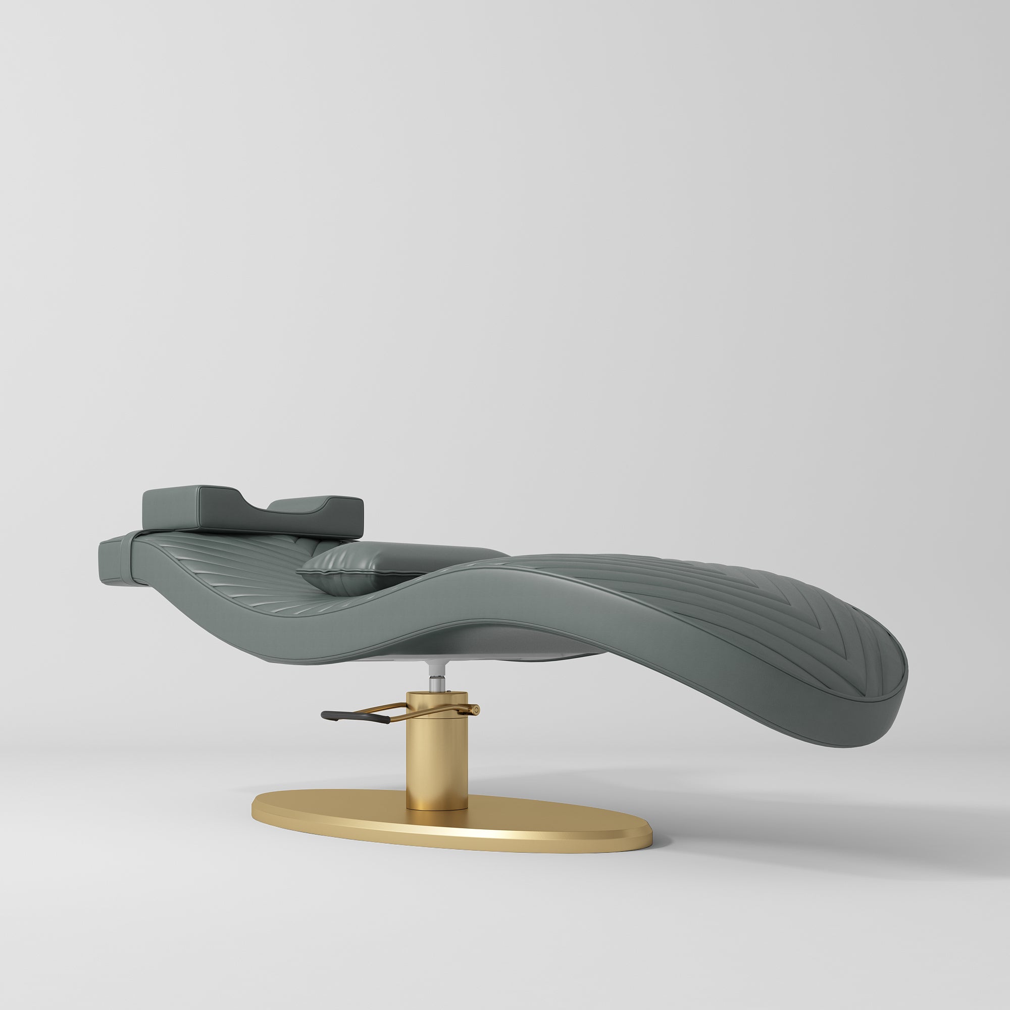 Ergonomiczne łóżko kosmetyczne do zabiegów beauty Royale - Navy