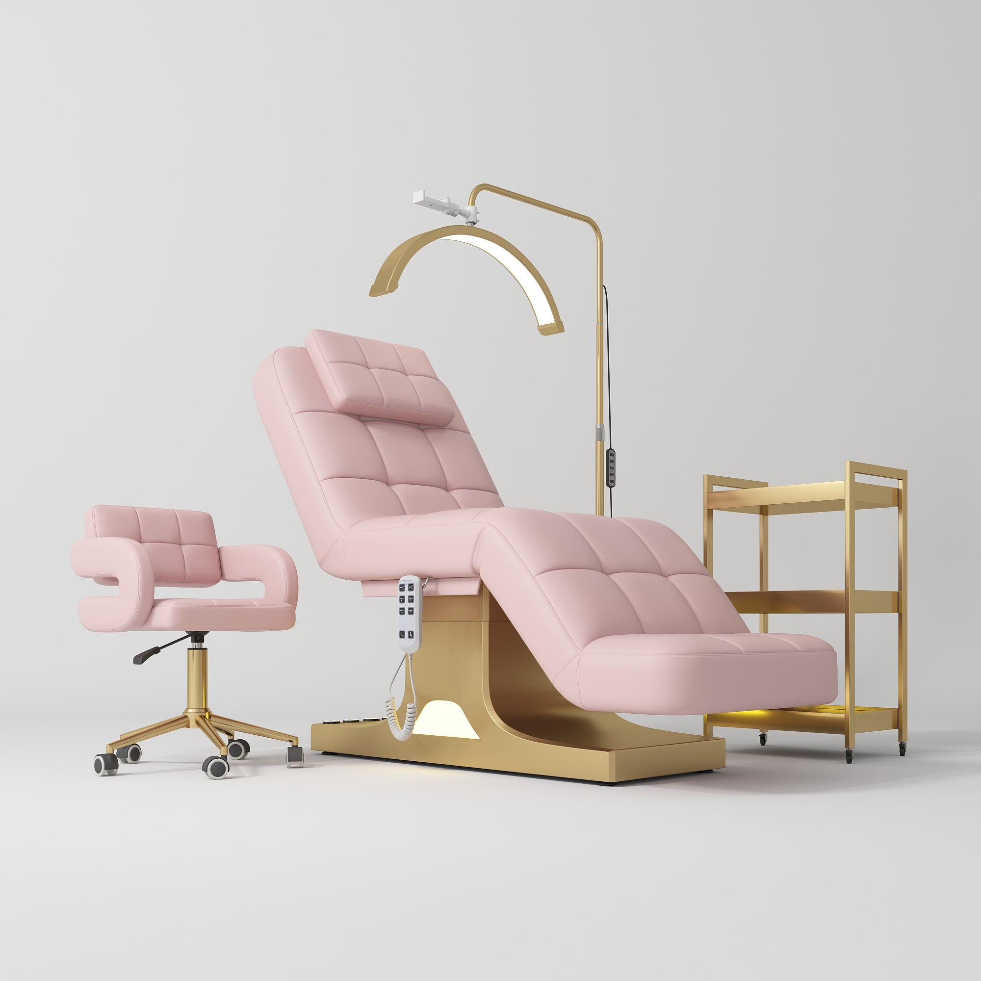 Möbelset für Salon Saphir Version A – Rosa