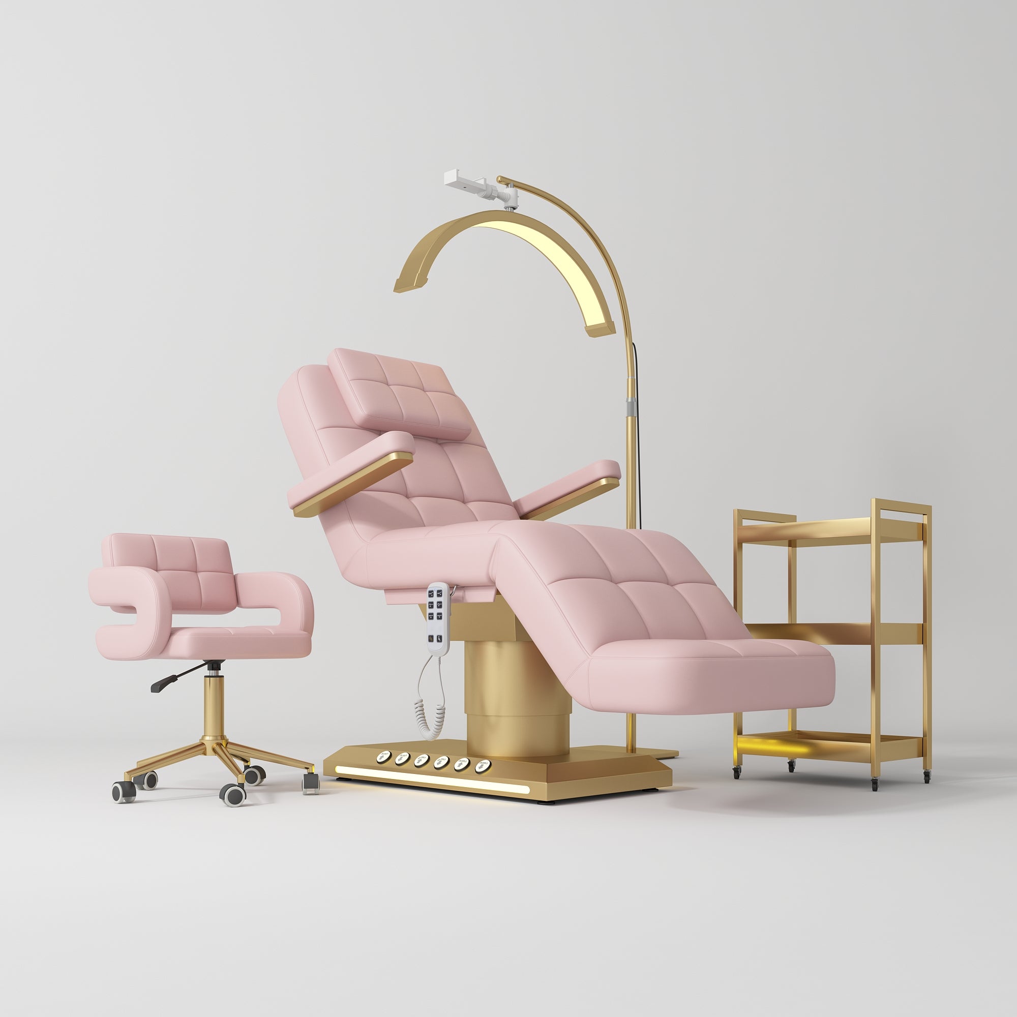 Möbelset für Salon Saphir Version B - Rosa