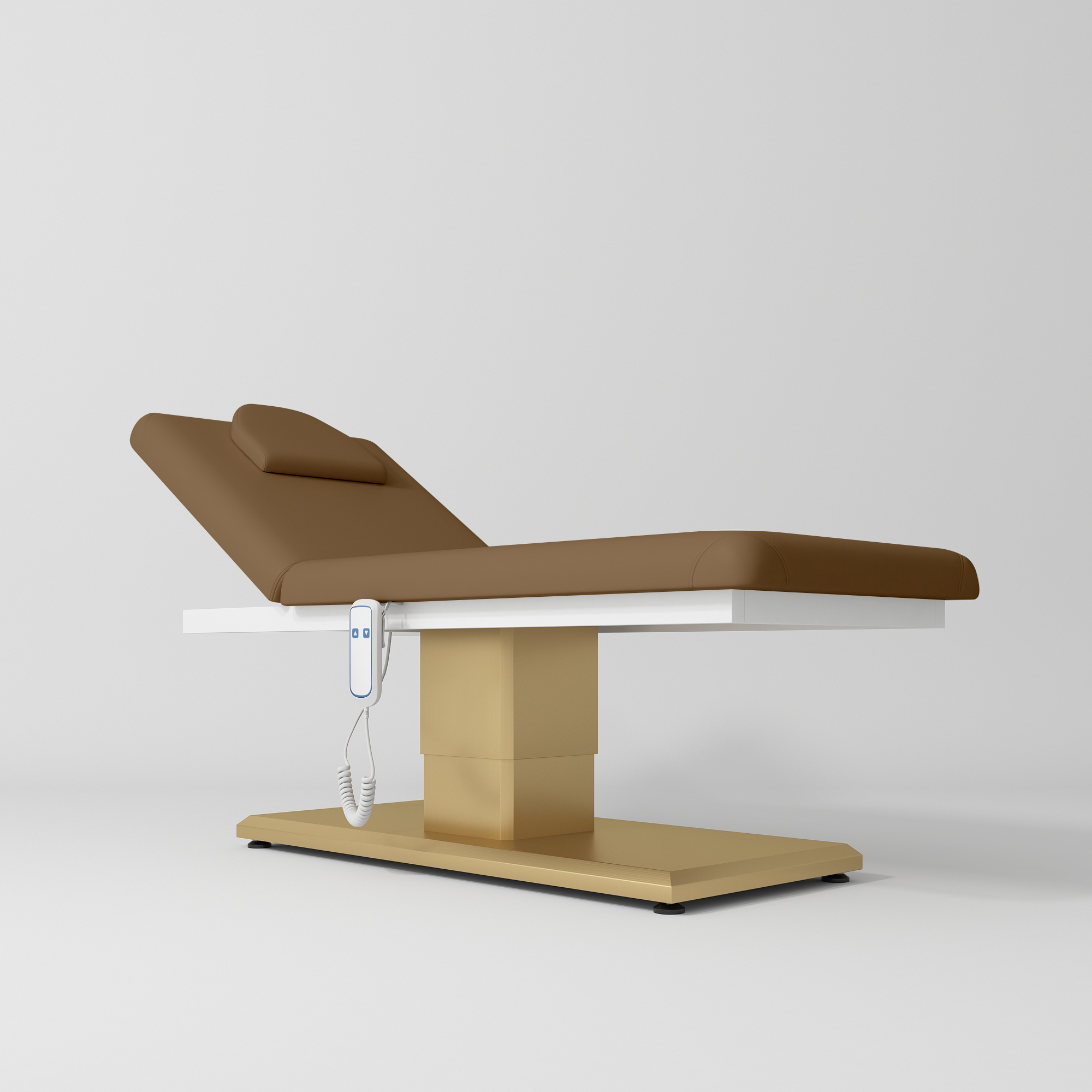 Premium elektrisch massagelbed Chérie - Karamel