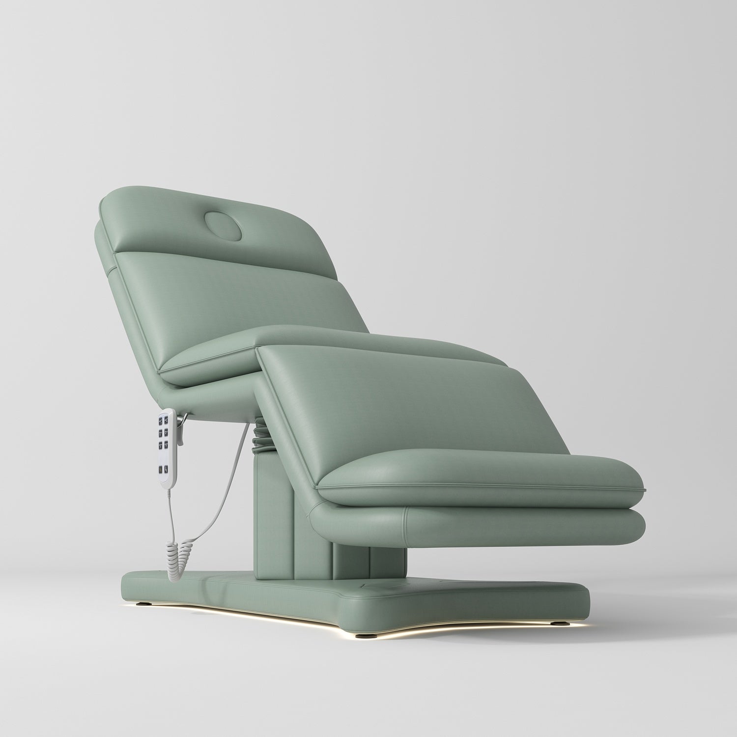 Imperial Signature - podgrzewane elektryczne łóżko kosmetyczne - Oliwkowy