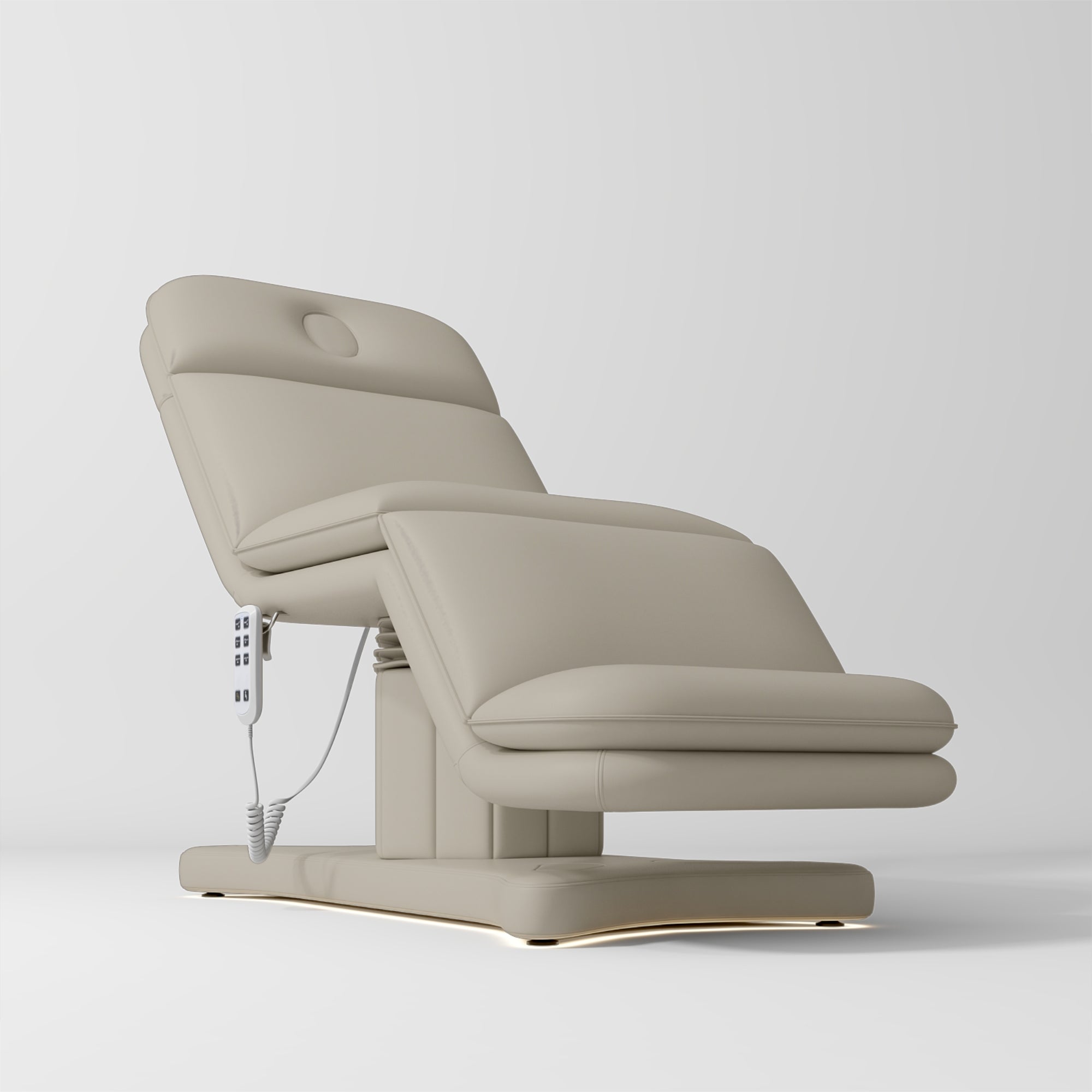 Imperial Signature - podgrzewane elektryczne łóżko kosmetyczne - Kamienny Taupe