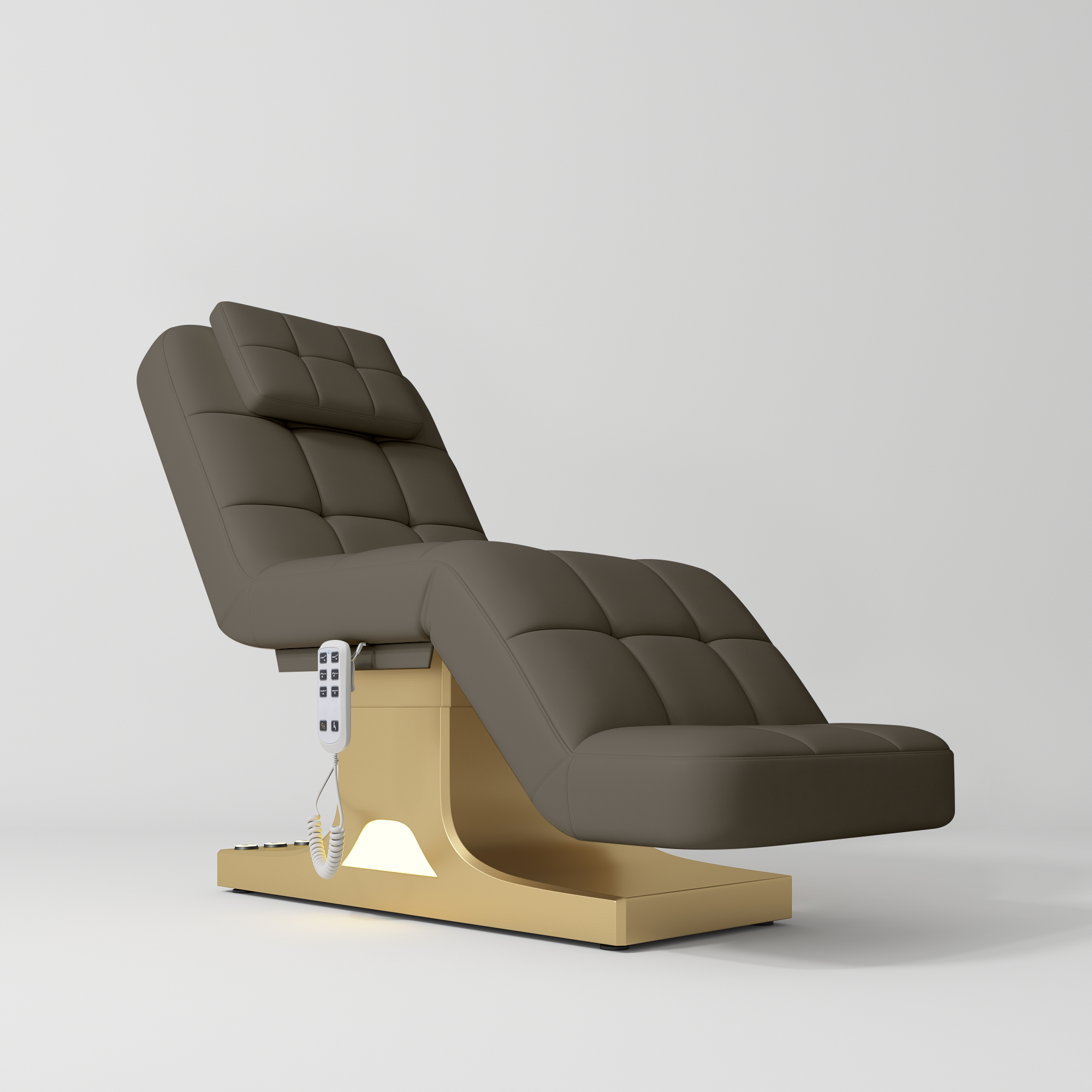 Saphir versione A - letto cosmetico elettrico di lusso - Cioccolato Mocha