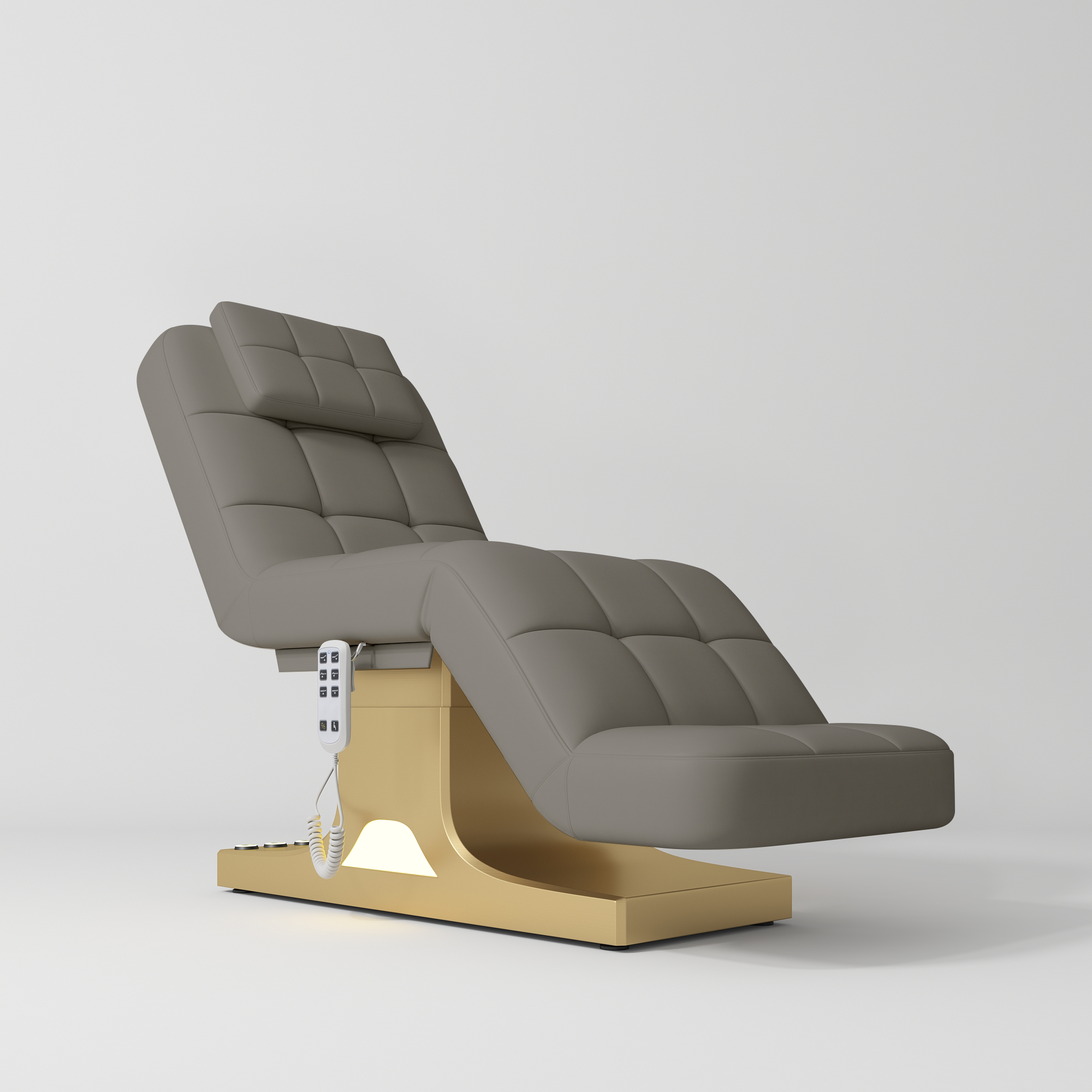 Saphir versione A - lettino cosmetico elettrico di lusso - Grigio Profondo