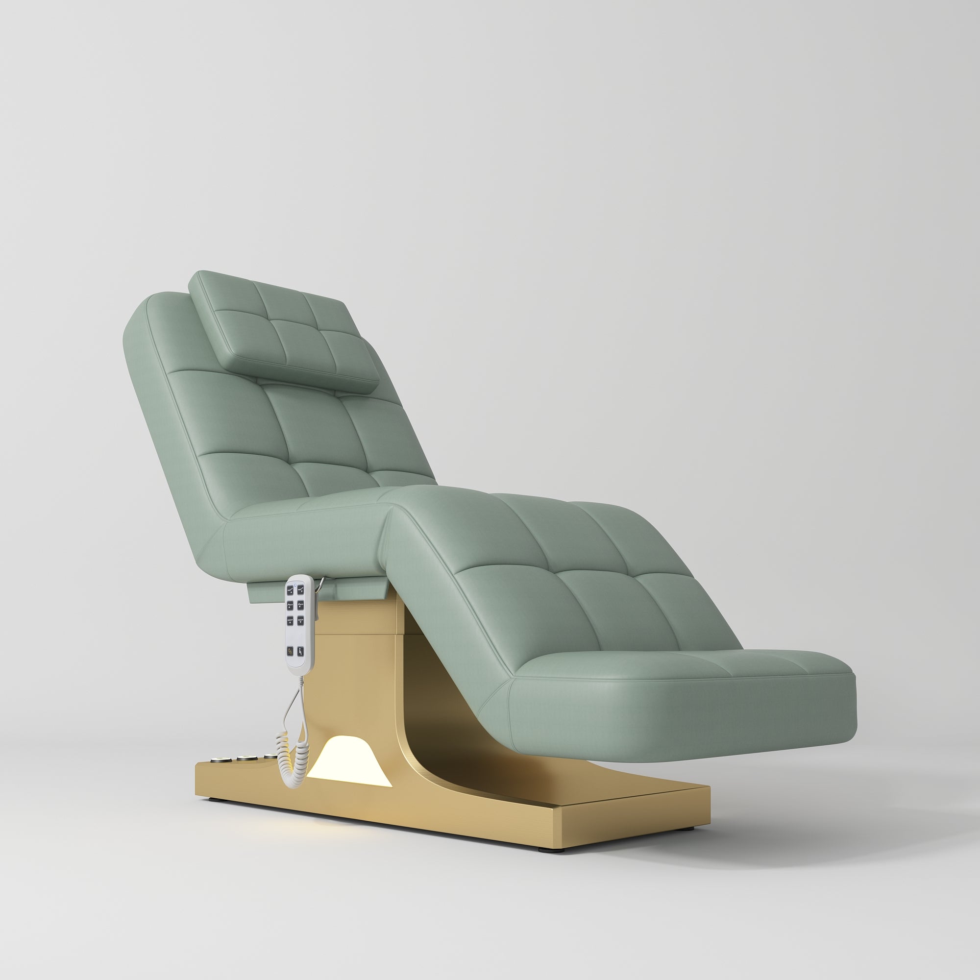 Saphir versione A - lettino cosmetico elettrico di lusso - Oliva