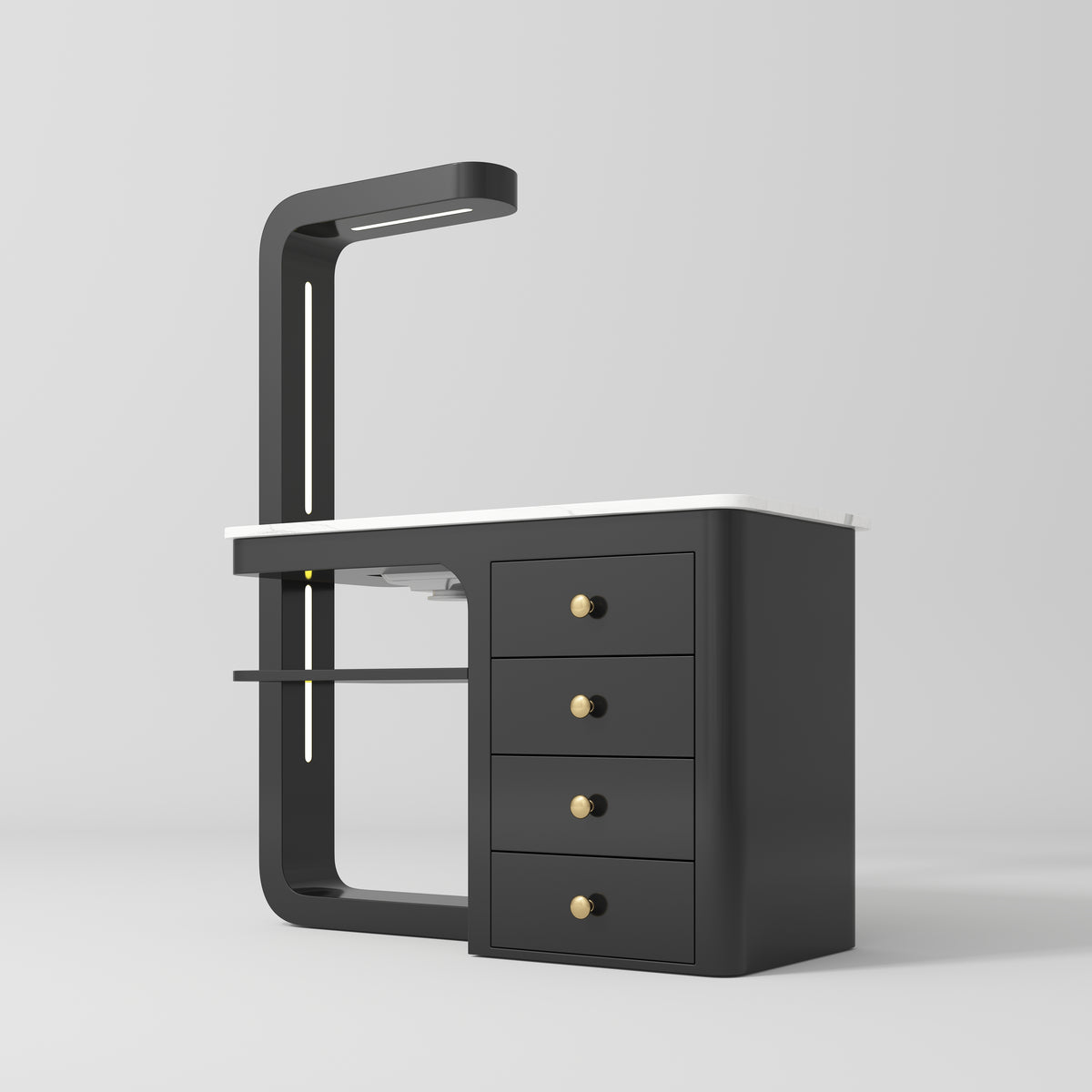Manimuse – postazione manicure di lusso - Nero