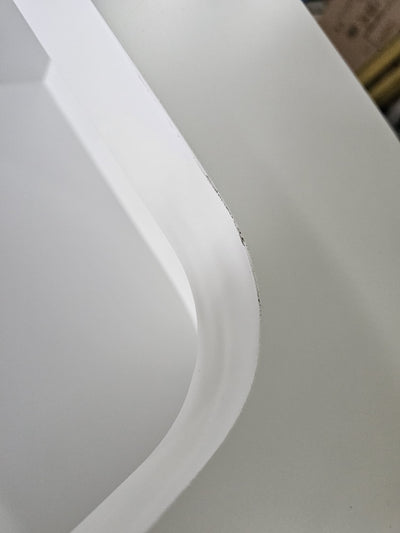 OUTLET 20 - Kosmetikempfang Averne LED – Empfangstheke für den Salon 180cm - Weiß