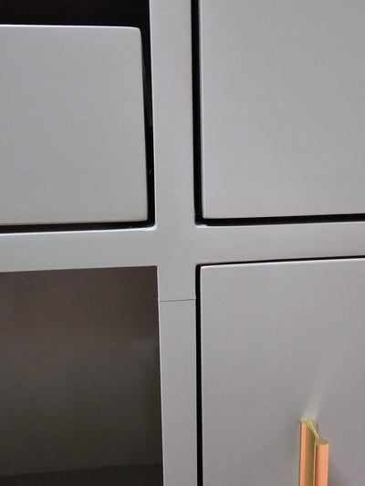 OUTLET 50 - Kosmetická recepce Averne LED – recepční pult do salonu 180cm - Olivová