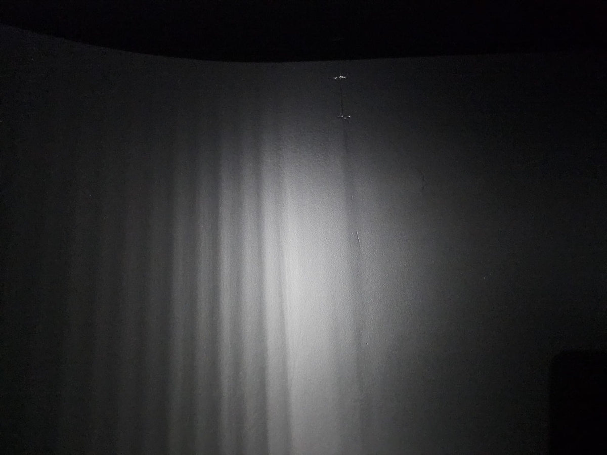 OUTLET 35 - Recepcja kosmetyczna Averne LED – lada recepcyjna do salonu 180cm - Czarny