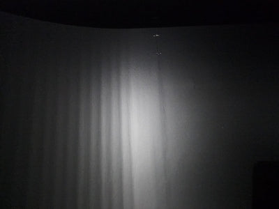 OUTLET 35 - Recepcja kosmetyczna Averne LED – lada recepcyjna do salonu 180cm - Czarny