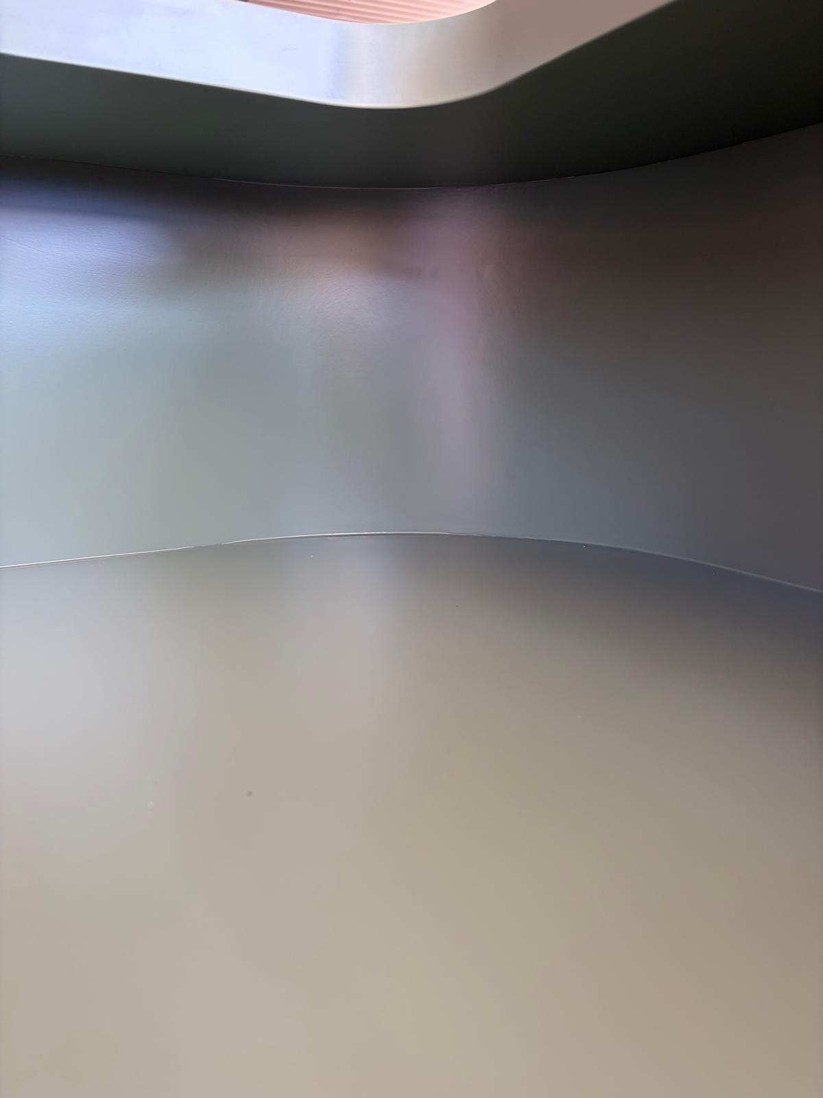 OUTLET 9 - Kosmetikrezeption Averne LED - Empfangstresen für den Salon 140cm- Olivgrün