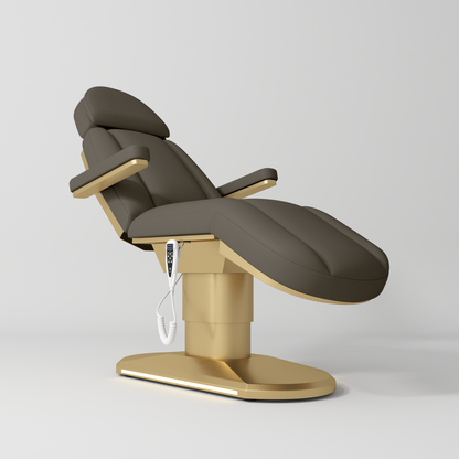 Elektryczne łóżko do zabiegów i stylizacji rzęs Étoile - Czekoladowa Mocha