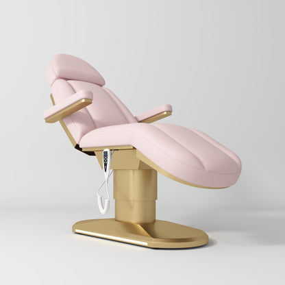 Light Pink Complete Salon Set - Electric Bed, Chair, Lamp and Beauty Assistant