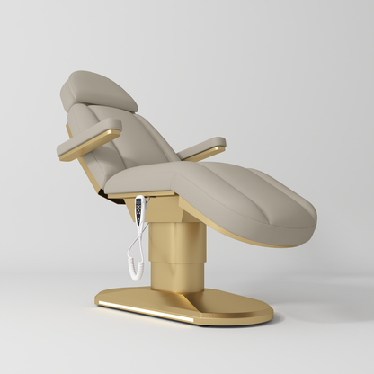 Elektryczne łóżko do zabiegów i stylizacji rzęs Étoile - Kamienny Taupe