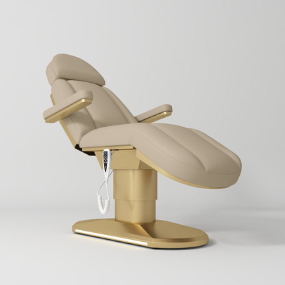 Elektryczne łóżko do zabiegów i stylizacji rzęs Étoile - Ciepły Beżowy