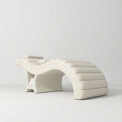 Łóżko kosmetyczne do stylizacji rzęs Luxe – Ergonomiczne i luksusowe - Kremowy