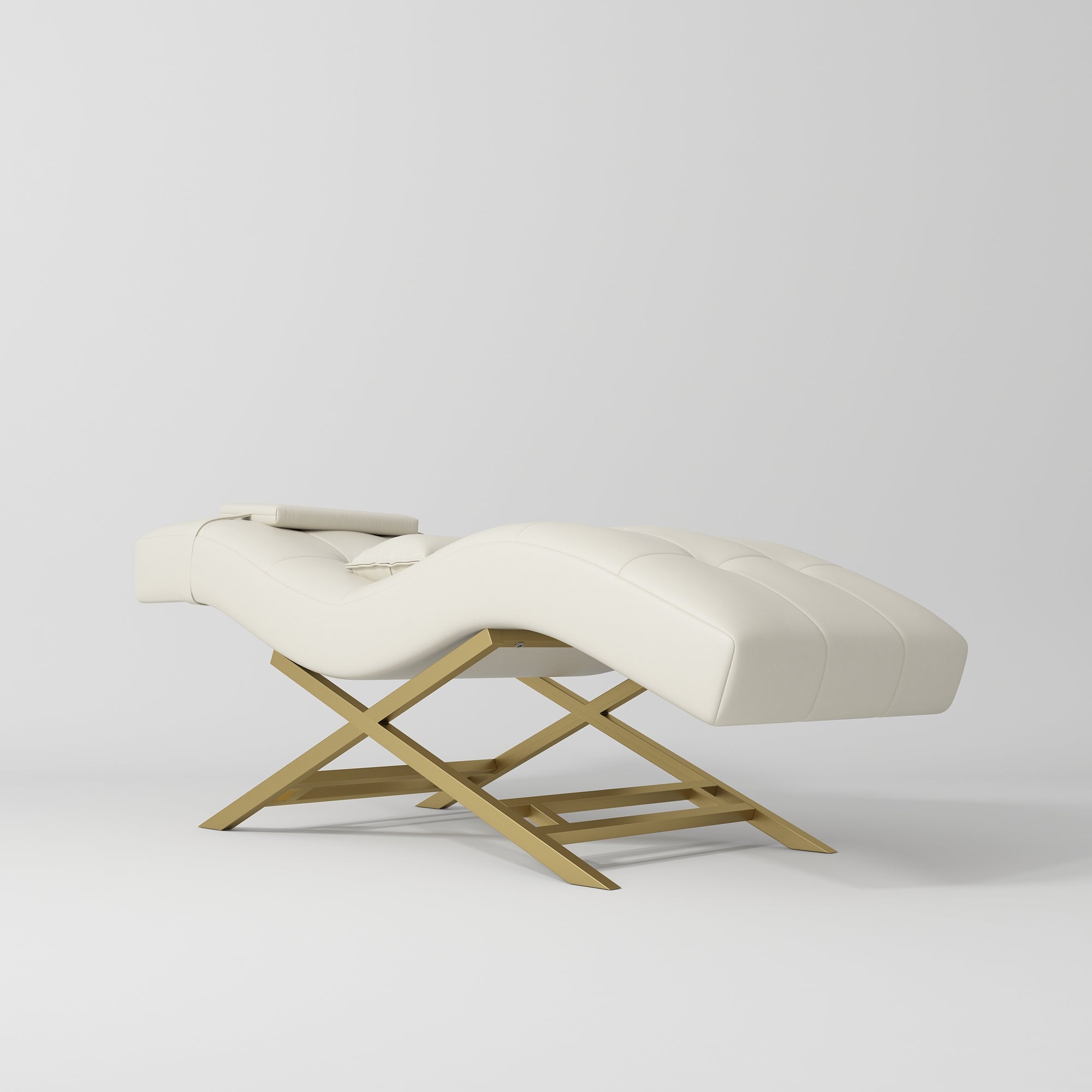 Łóżko kosmetyczne do stylizacji rzęs Majesty – Kremowy