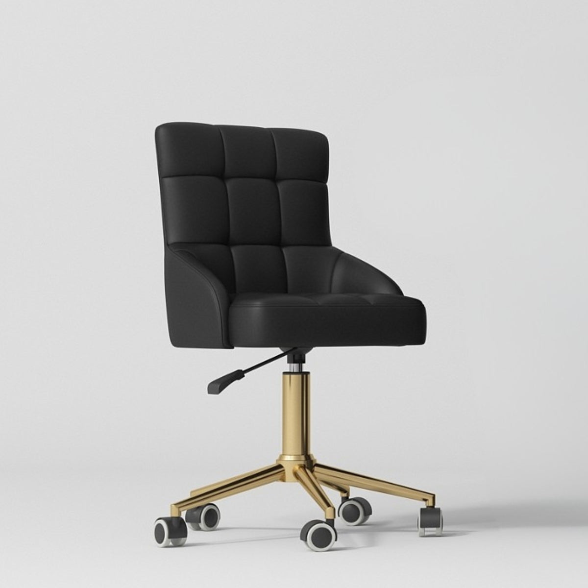 Noblesse Cosmetic Chair – Art Deco Elegance – Black