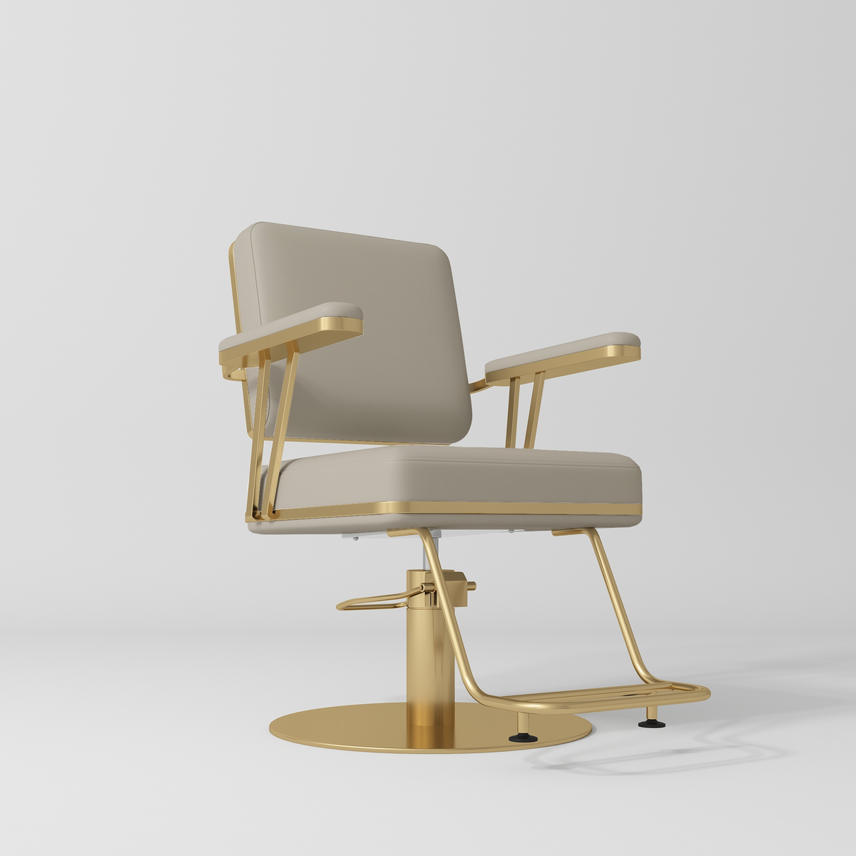 Opéra – fauteuil de coiffure premium - Taupe pierre