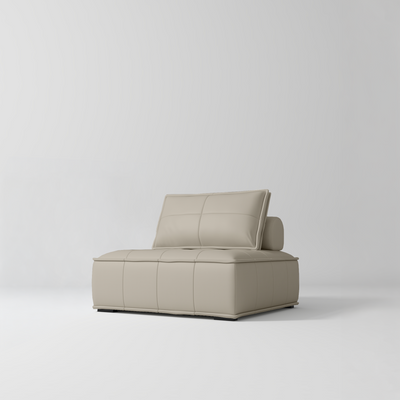 Rhéa luksusowa sofa do poczekalni salonu – Kamienny Taupe
