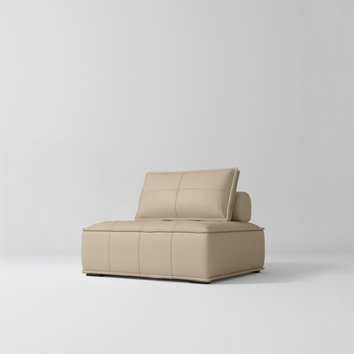 Rhéa luksusowa sofa do poczekalni salonu – Ciepły Beżowy