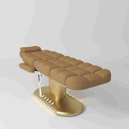 Luksusowe elektryczne łóżko kosmetyczne Orielle wersja A - Brązowy