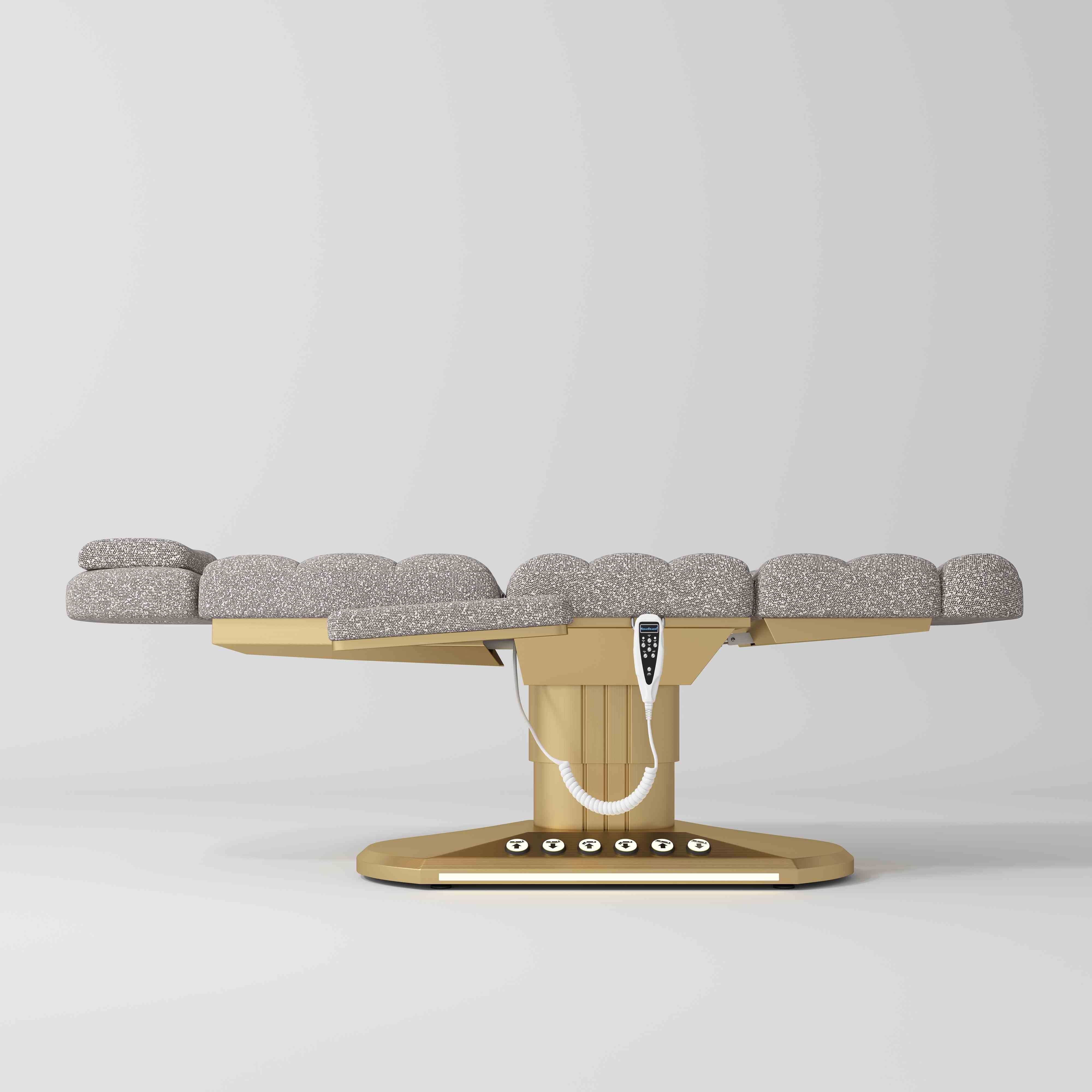 Luksusowe elektryczne łóżko kosmetyczne Orielle wersja A - Szary