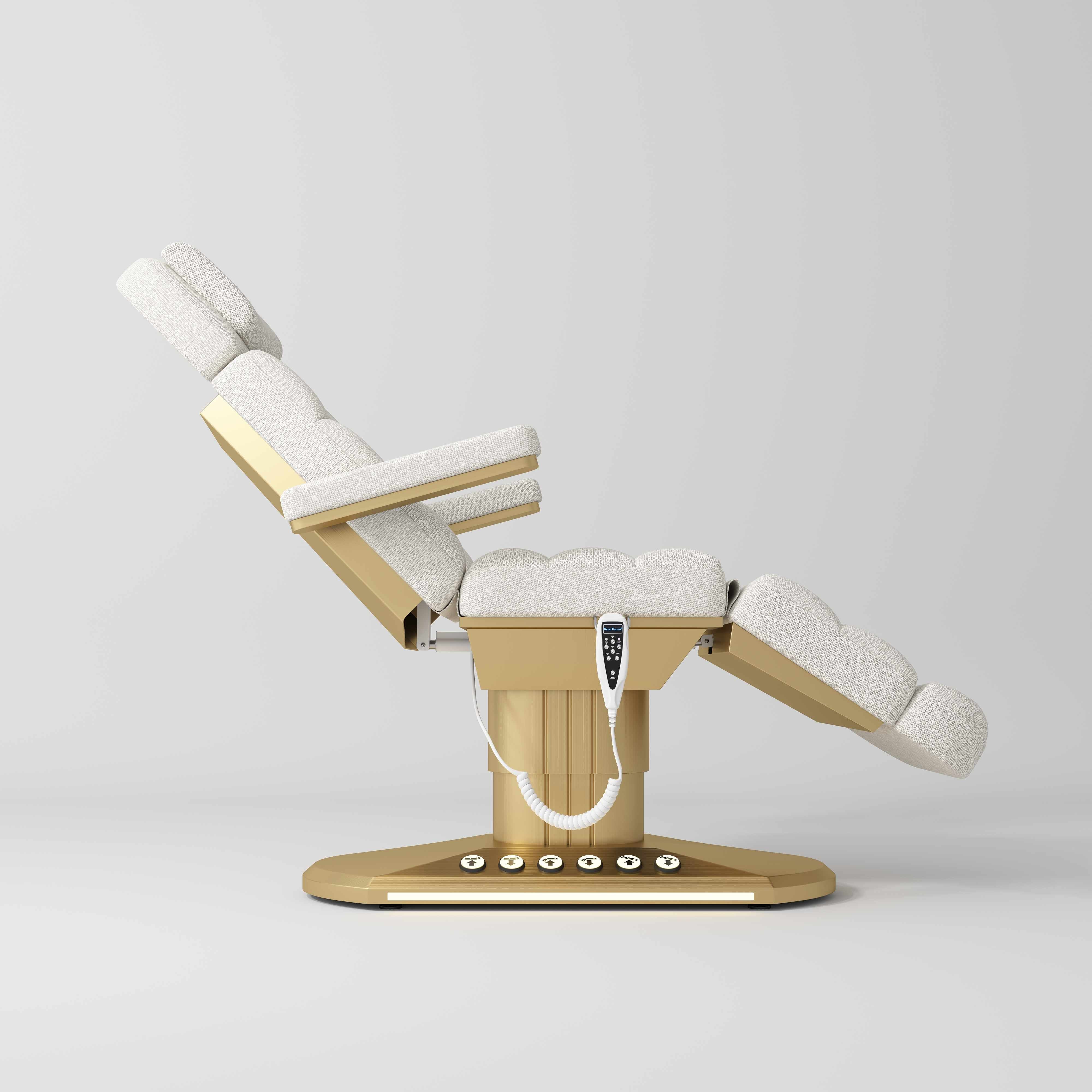 Luksusowe elektryczne łóżko kosmetyczne Orielle wersja A - Biały