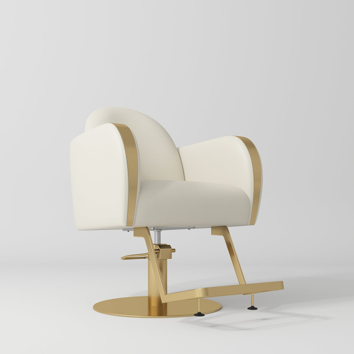 Regency – fauteuil de coiffure luxueux - Crème