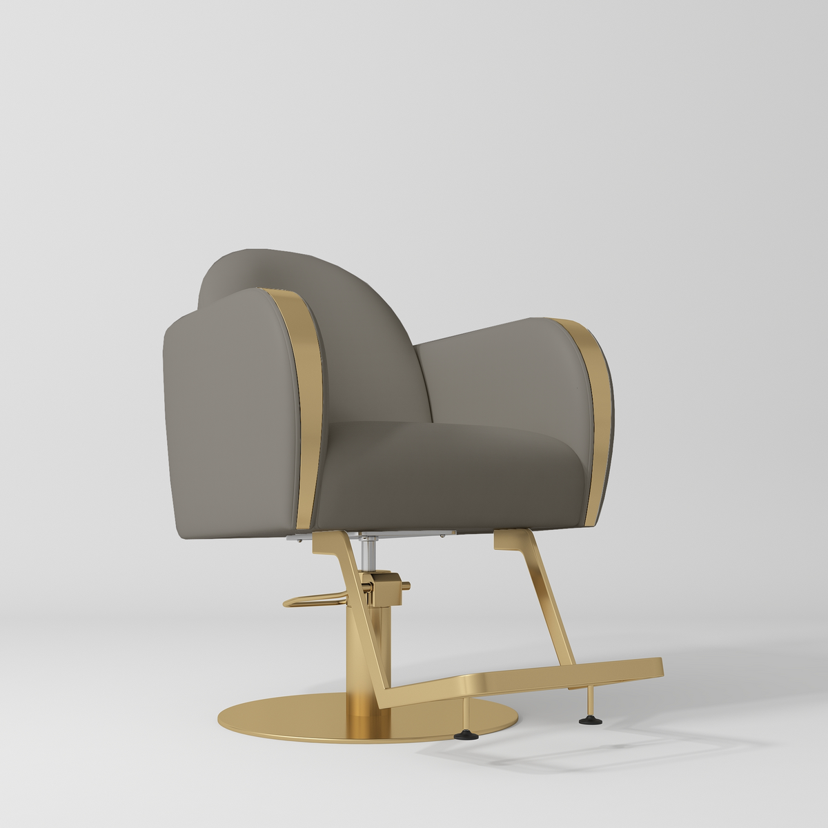 Regency – fauteuil de coiffure luxueux - Gris cendré profond