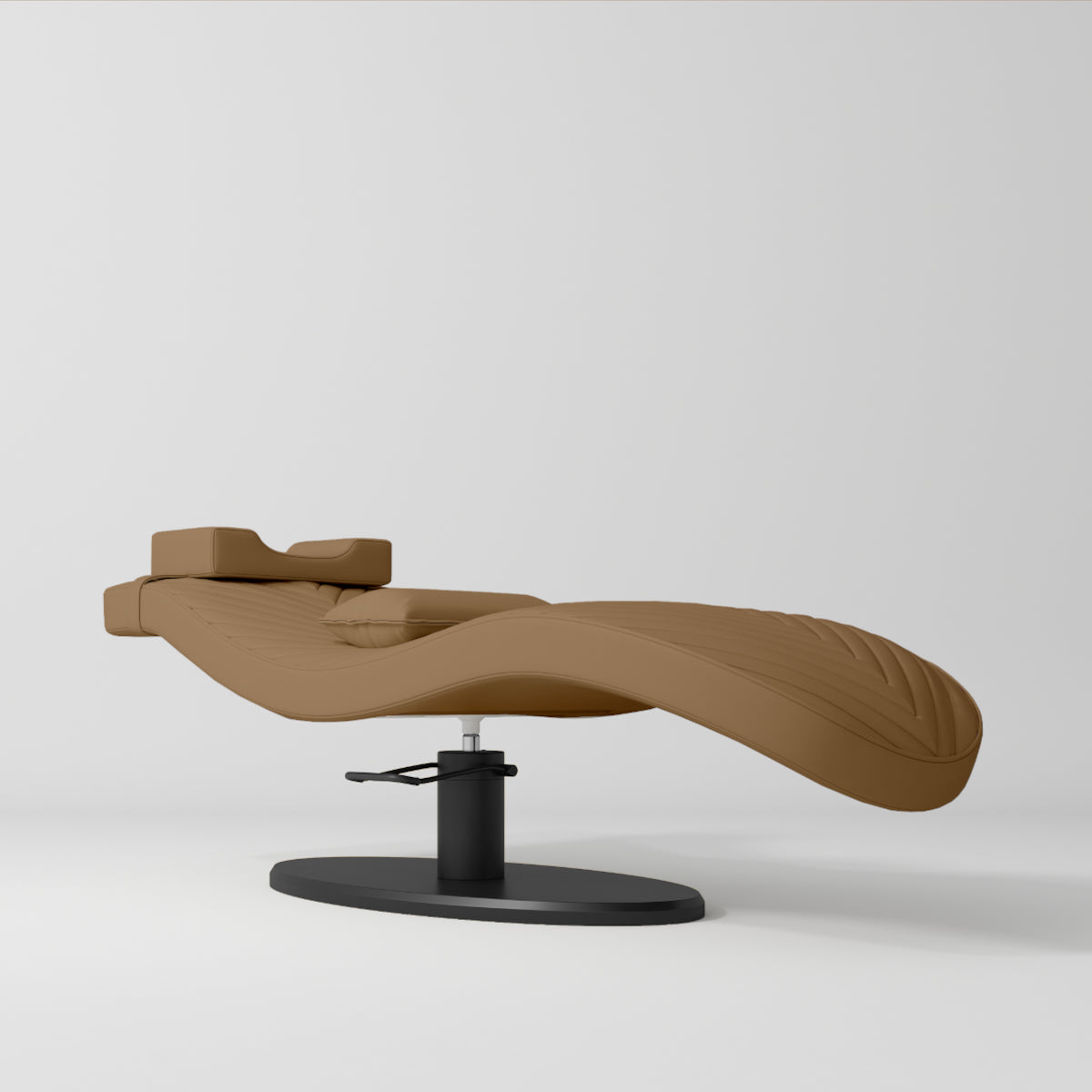 Ergonomiczne łóżko kosmetyczne do zabiegów beauty Royale - Karmelowy