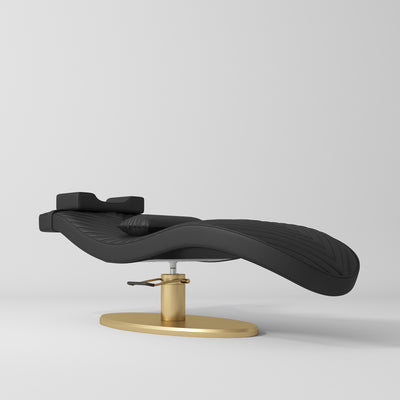 Ergonomiczne łóżko kosmetyczne do zabiegów beauty Royale - Czarny