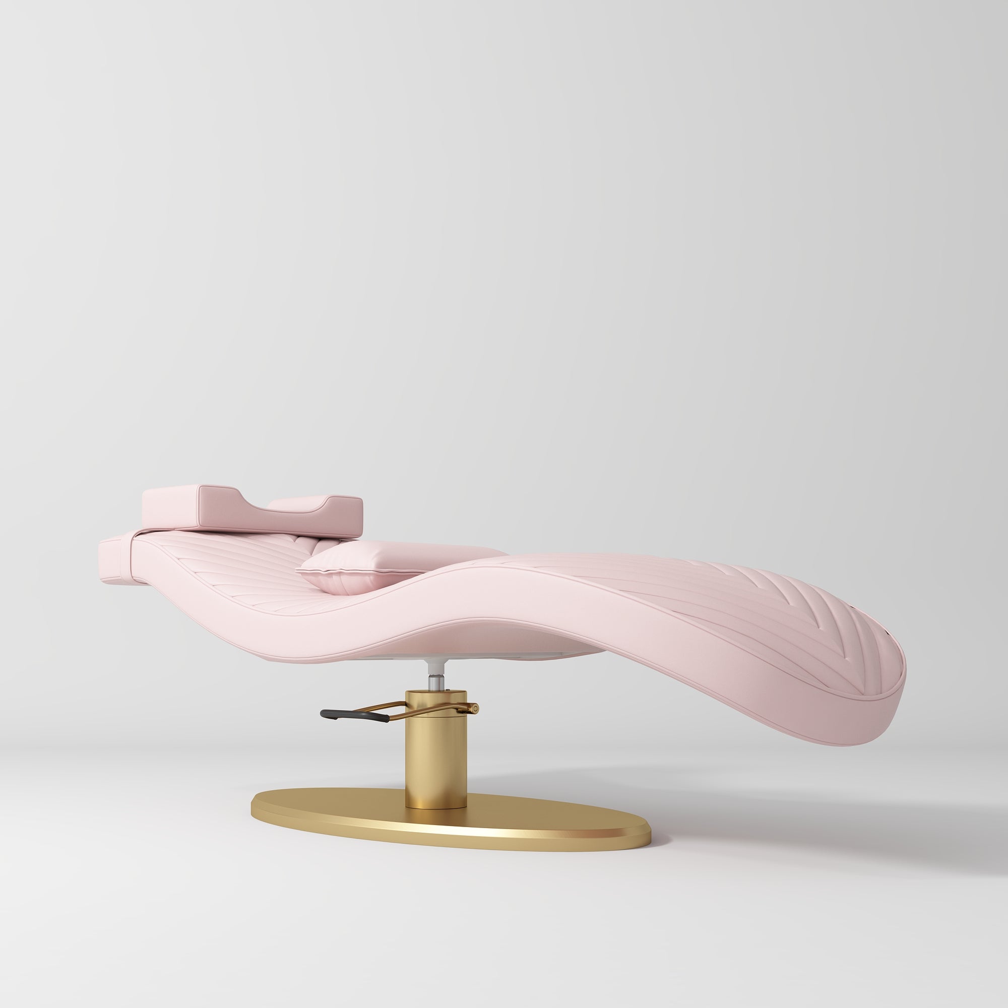 Ergonomiczne łóżko kosmetyczne do zabiegów beauty Royale - Jasno Różowy